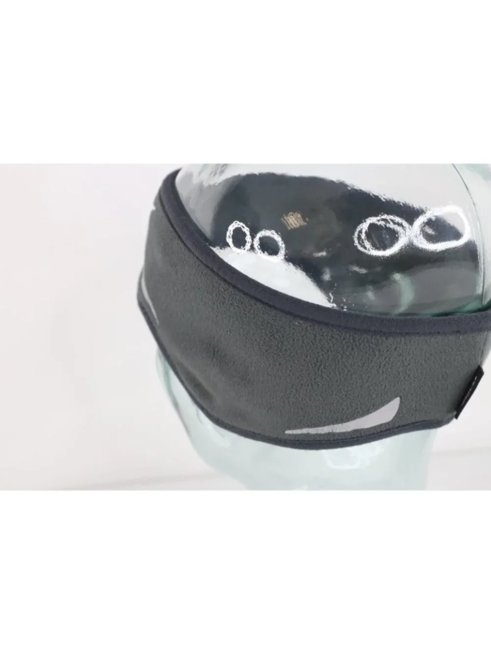Vintage Y2K Nike Therma Fit Travis Scott Mini Swoosh Reflective Fleece Headband